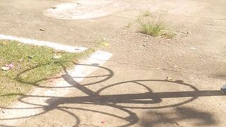 Meu filho fazendo exercícios