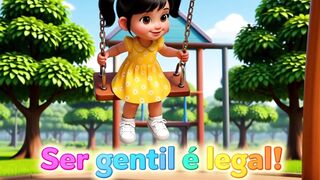 Ser gentil é legal / Being kind is cool.