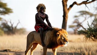 AFRICANS PLAYING WITH WILD BEASTS