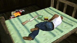 CJ não tava conseguindo dormir lobisomem não deixava