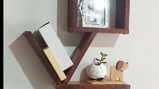 DIY Wooden "Love" Niche Shelf