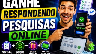 GANHE DINHEIRO RESPONDENDO PESQUISAS