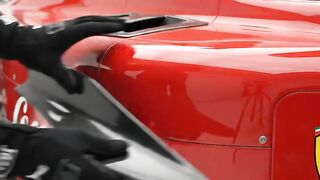 A Stunning Red Ferrari F1  199
