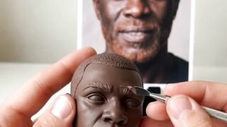 🔥 SEO Title for FabSpot  He Turned a Real Face Into Clay! 🤯 | AI Clay Portrait Sculpture  ✨ Description