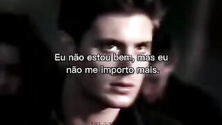 Eu não estou bem, mas eu n me importo mais.