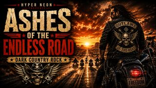 ASHES OF THE ENDLESS ROAD | Dark Country Rock & Heavy Biker Rock | Cinematic Outlaw Saga