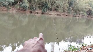 Pescaria de curinba gigante e piau puxou com tudo molinete cantou na pesca