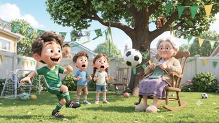Vovó Incrível: Tricô e Futebol - Amazing Grandma: Knitting and Soccer