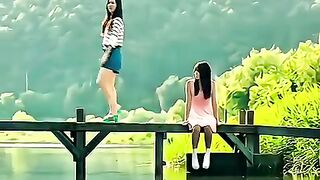 The boy, thought that the girl had pushed him😢💔 | 소년은 소녀가 자신을 밀었다고 생각했다.