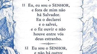 Isaías 43:11,12