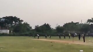 Playing cricket 3