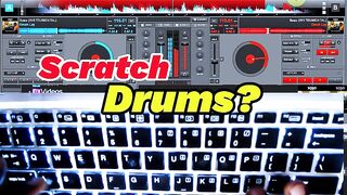 Scratching Or Playing Drums (VirtualDj: DEEJAYING AT A Gym)