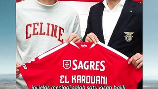 Nasib El Karouani: Pindah gratis, gaji naik 4000%, mainnya malah di Benfica tapi yang bayar klub Arab! 😂💶