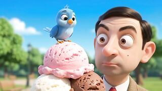 Bean’s Ice Cream Disaster! 🍦😂 | Funny 3D Cartoon Comedy