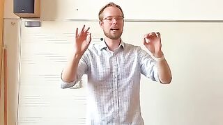 Conducting a choir