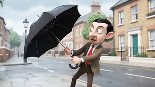 Bean vs The Crazy Umbrella! ☔😂 | Funny 3D Cartoon Comedy
