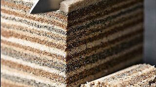 Slicing a Layered Kinetic Sand Block | Crispy ASMR Sounds