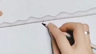How To Make Road Sketch| Road Drawing Art