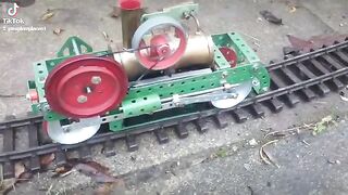 Mini steam train