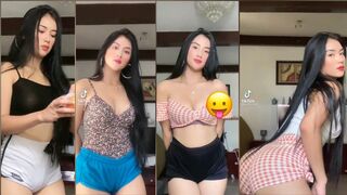 Cute Philippine girl Arda Freshe dance in TikTok #14