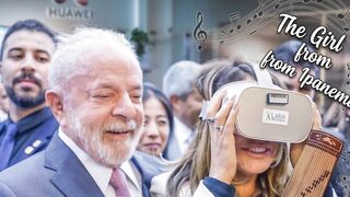 Lula visits Huawei in China and is welcomed with the song "The Girl from Ipanema"