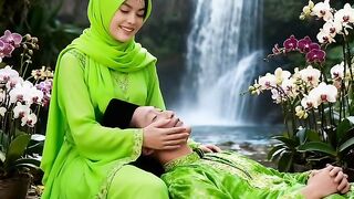 "Newlyweds — pure love and tender care 💚🌿"