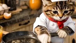 cat cooking 2