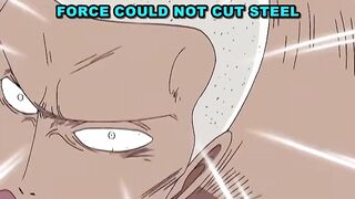 One Piece: Zoro cut steel by using LESS force?! ⚔️