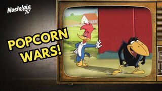 Woody Woodpecker's Popcorn War! (Classic Cartoon)