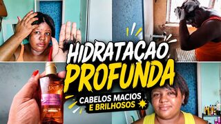 HIDRATAÇÃO CAPILAR PODEROSA! 💦 Cabelos Macios, Brilhantes e Saudáveis