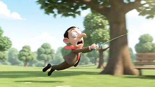 Bean’s Crazy Kite Adventure! 🪁😂 | Funny 3D Cartoon Comedy