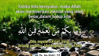 Syukuri nikmat tuhanmu