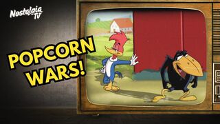 Woody Woodpecker's Popcorn War! (Classic Cartoon) | Nostalgia TV