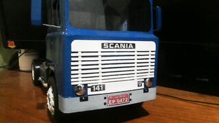 Scania 141 elka anos 80 de papelão @edworldminiaturas