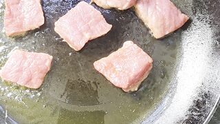 Beef fried in ghee - tasty food