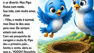 O PASSARINHO QUE TINHA MEDO DE VOAR