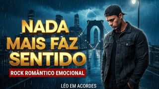 "O mundo continua girando lá fora, mas a minha vida parou..." - NADA MAIS FAZ SENTIDO (Rock Romântico) | Léo em Acordes