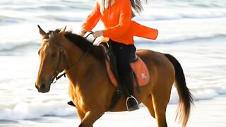 Horse Riding on the Beach 🐎🌊
