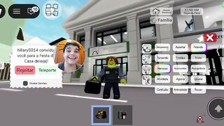 I got banned from a party in Brookhaven RP on Roblox because I'm a noob 😭😭