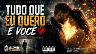 TUDO QUE EU QUERO É VOCÊ ❤️ | Rap Rock Romântico Emocional 2026 | Alma Blindada