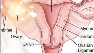 Female Reproductive System Explained | 1-Minute Biology Lesson 🔬✨