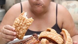 Mukbang Asmr eating Brazilian food 9