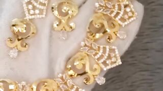 Latest Beautiful Gold Jewelry Sets | Trendy Gold Designs  * Stunning Bridal Gold Jewelry Sets | Elegant Wedding Collection