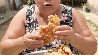 Mukbang Asmr eating Brazilian food 11
