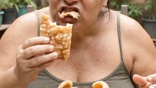 Mukbang Asmr eating Brazilian food 12
