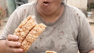 Mukbang Asmr eating Brazilian food 13