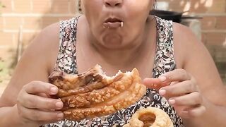 Mukbang Asmr eating Brazilian food 15