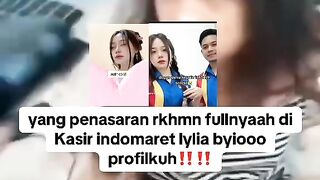 Lylia, kasir Indomaret yang viral,