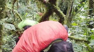 We Made Our Way Along The Trail By Crawling and Stooping