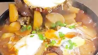 Bifes com verduras